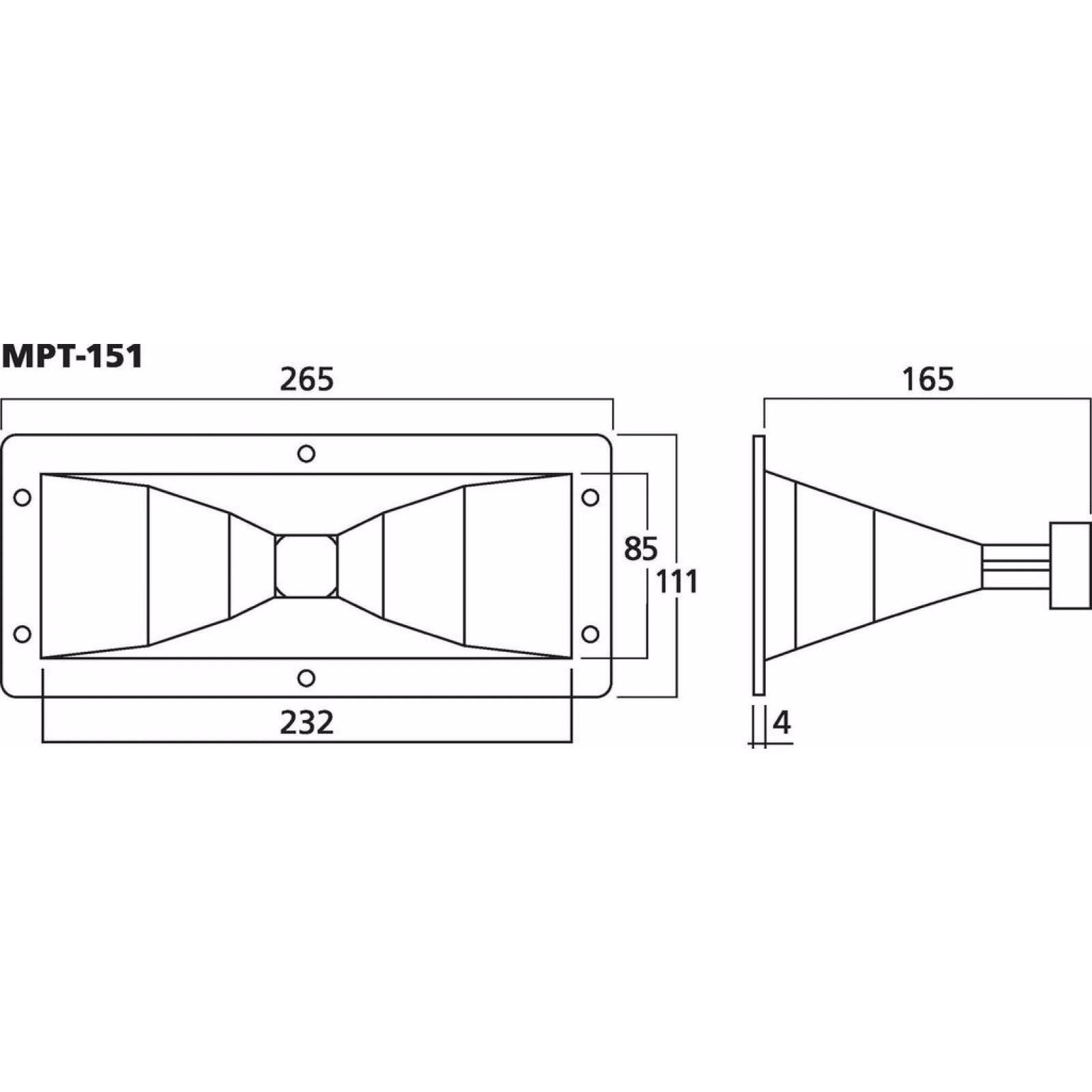 Thumbnail - Monacor Piezo-Hochtoener, Lautsprecher Bauteile