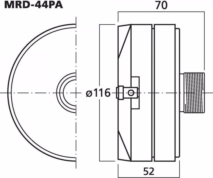 Actual product image Monacor Horn driver, 90W, 8Ohm