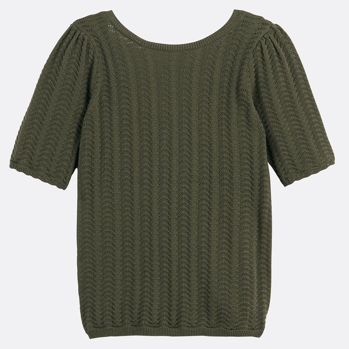 Produktbild La Redoute Collections Feinstrickpullunder mit rundem Ausschnitt (S)