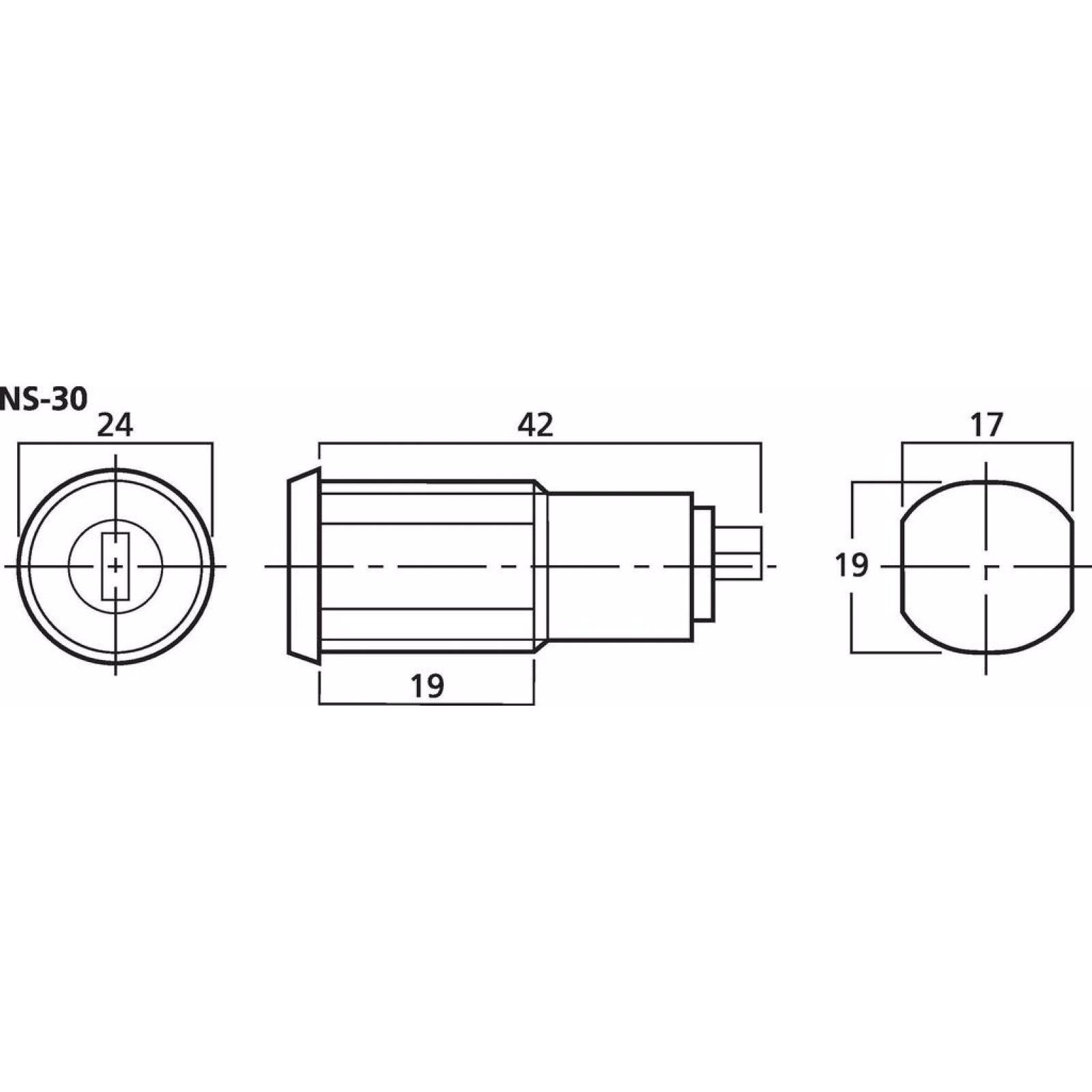 Thumbnail - Monacor, Einbruchschutz + Alarmanlage, Schluesselschalter