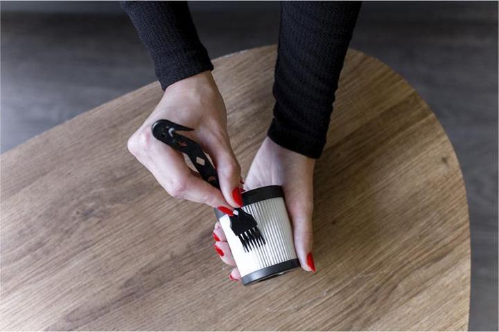 Actual product image BerlingerHaus Design cordless hoover, 220 W BLDC motor, 25.9 V Li-ION battery, black-pink gold