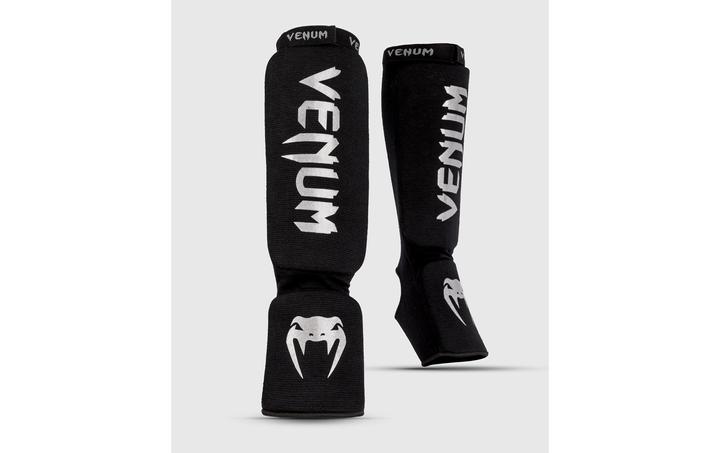 Produktbild Venum Kontact Shin Guards Schwarz/Silber, M, Grösse: M (M)