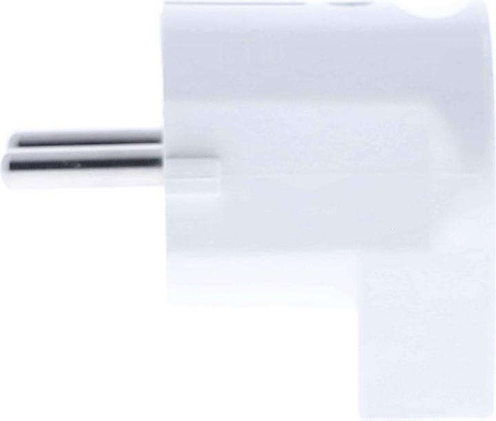 Productafbeelding As - Schwabe Haakse stekker met aardingscontact wit (CEE 7/7)