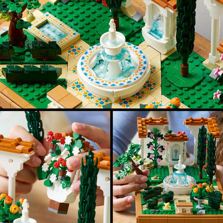 Image du produit LEGO Springbrunnen Garten (10359, LEGO Icons)