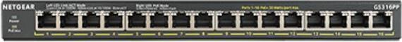 Actual product image Netgear GS316PP (16 ports)