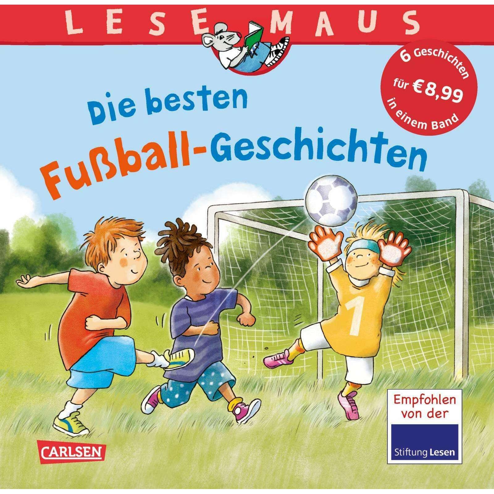 LESEMAUS Sonderbände: Die besten Fussball-Geschichten, Kinderbücher von Frauke Nahrgang, Rüdiger Paulsen, Christian Tiel...
