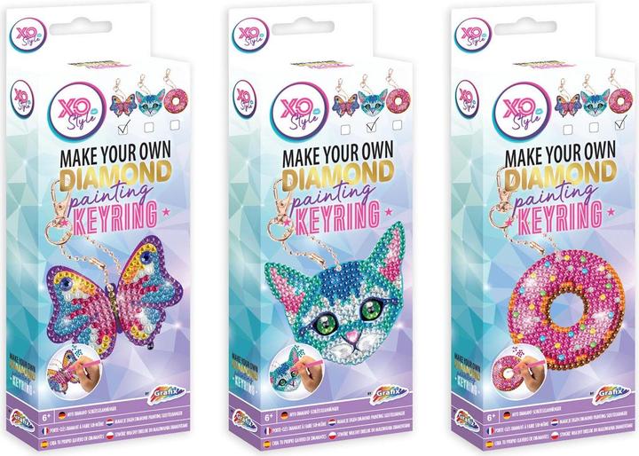 Actual product image Grafix Make your own Diamond Painting keyring
