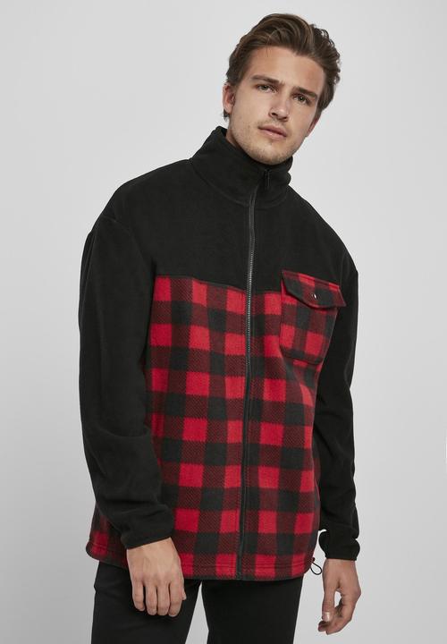 Produktbild Urban Classics Patterned Polar Fleece Track Jacket (XL)