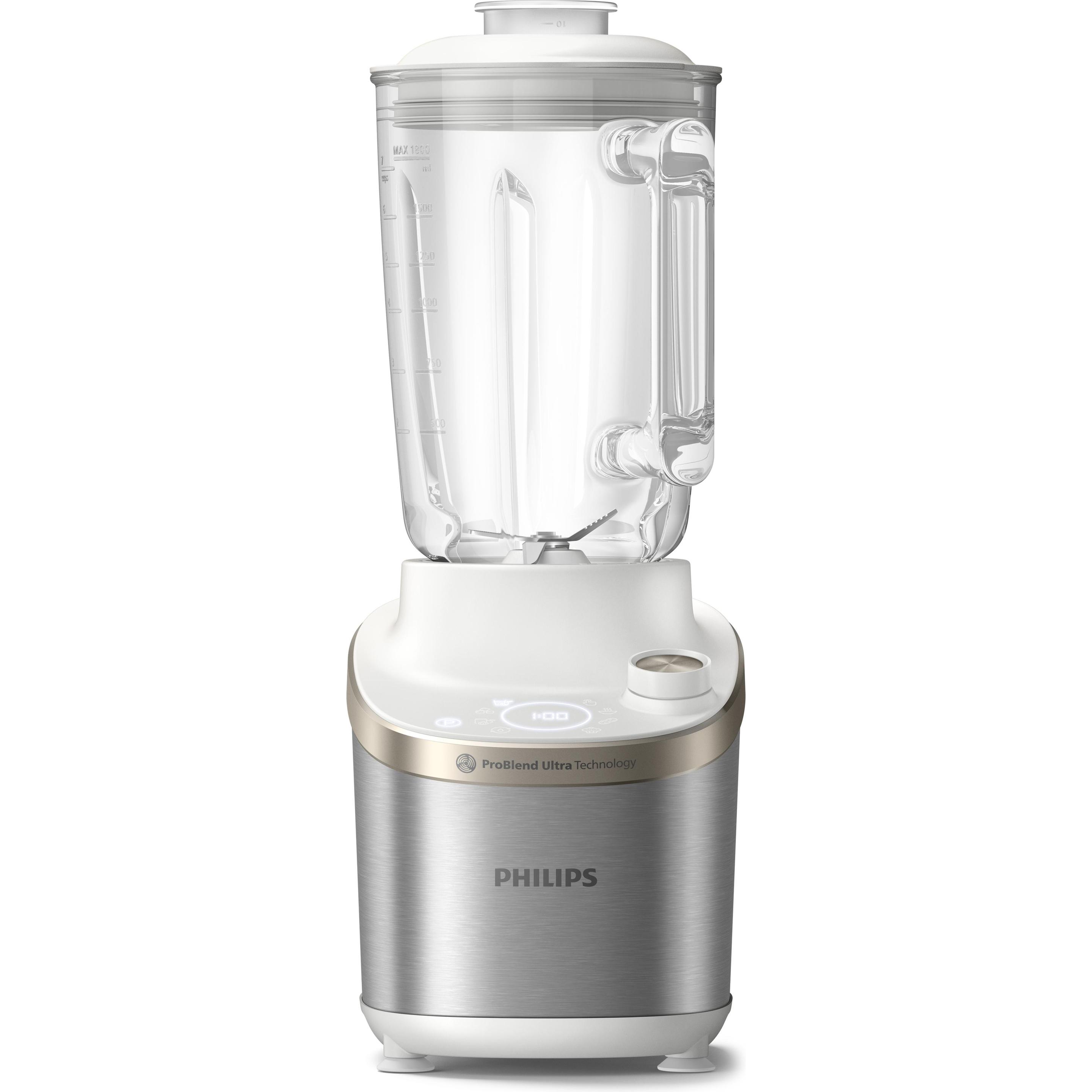 Philips HR3760/01 Atlantic High, Standmixer, Silber, Weiss