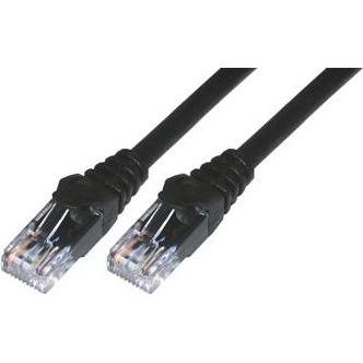 MCL CBLE RJ45 CAT 6 - 5M - NOIR (U/UTP, CAT6, 5 m), Netzwerkkabel