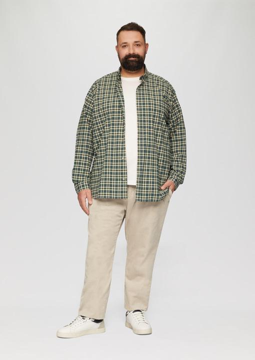 Immagine prodotto s.Oliver Hemd Hemd mit Button-Down-Kragen aus Baumwollstretch (3XL)