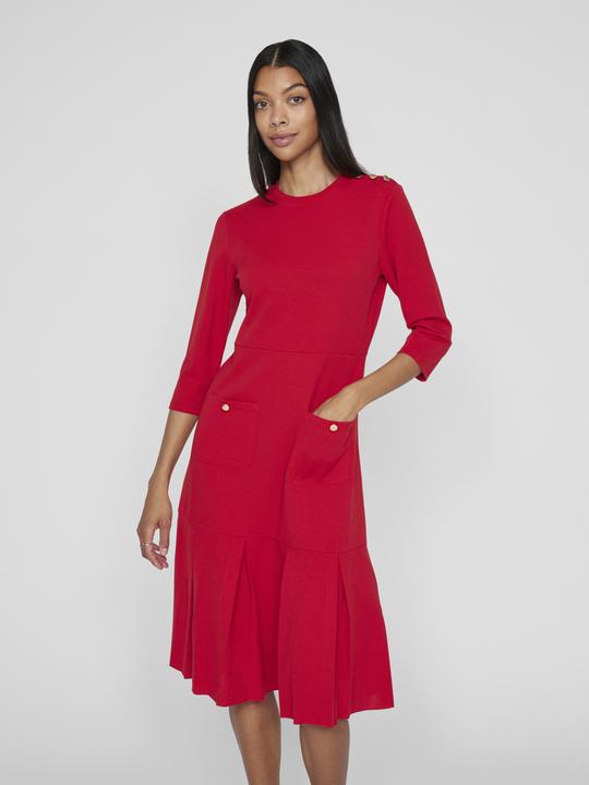Actual product image Vila 3/4 sleeve midi dress (XS)
