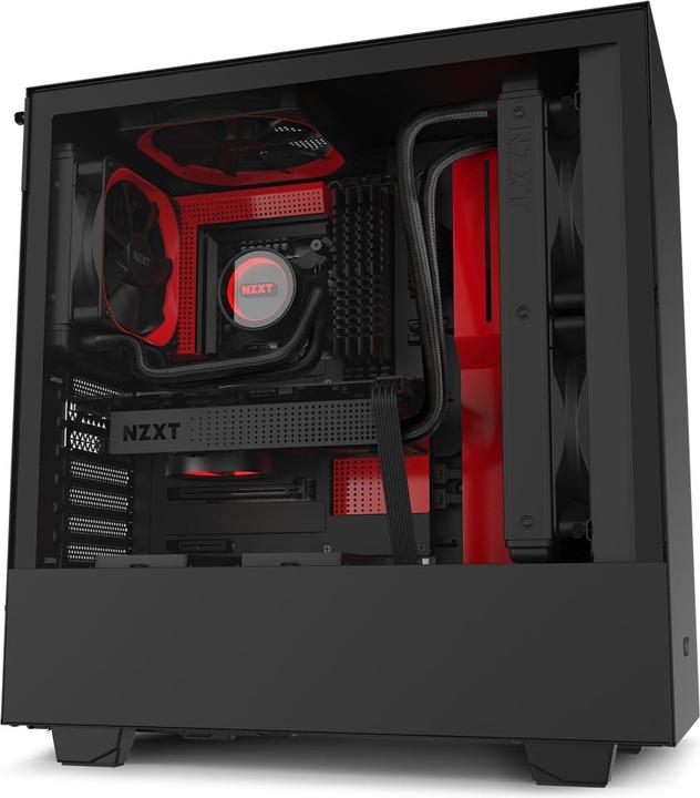 Produktbild NZXT H511 Matte Red Case (mATX, Mini-ATX, ATX)