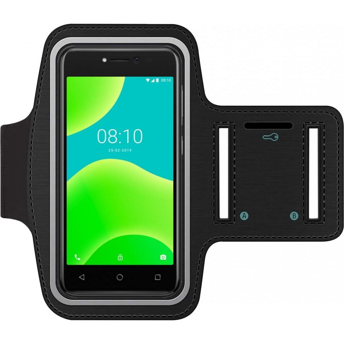Thumbnail - SmartFitness Wiko Y50 Handy Sport Armband, Smartphone Sportarmband, Schwarz