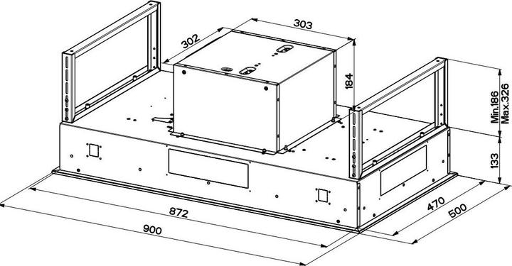 Actual product image C-AIR KL A 90 (Ceiling hood)