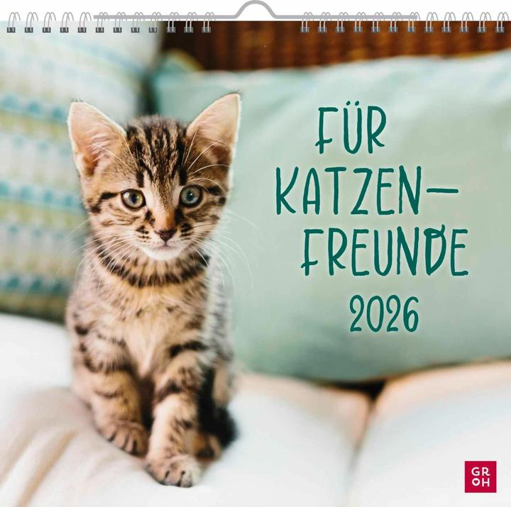Produktbild Wandkalender 2026: Für Katzenfreunde