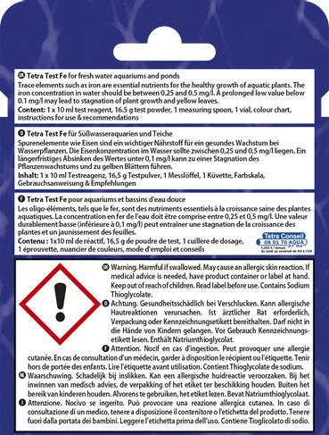 Actual product image Tetra Test Fe (Aquarium water care)