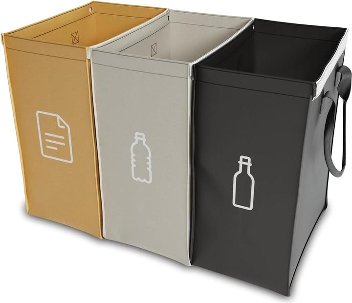 Actual product image Qikfresh 3er-Pack Abfalltrennsystem (105 l)
