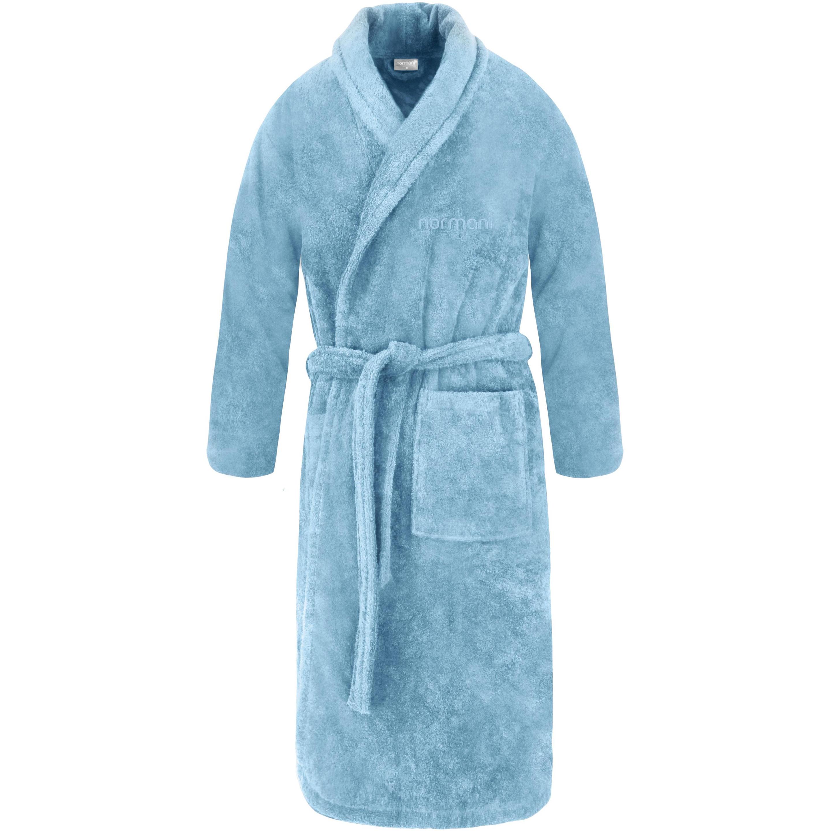 Normani, Bademantel, Unisex Baumwoll-Bademantel 450 g/mÂ² Flee (XXL)