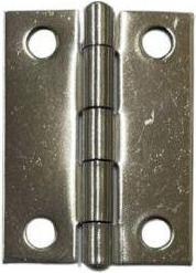 RS PRO Edelstahl Scharnier Freischwingend, 1.2mm x 38mm x 50mm