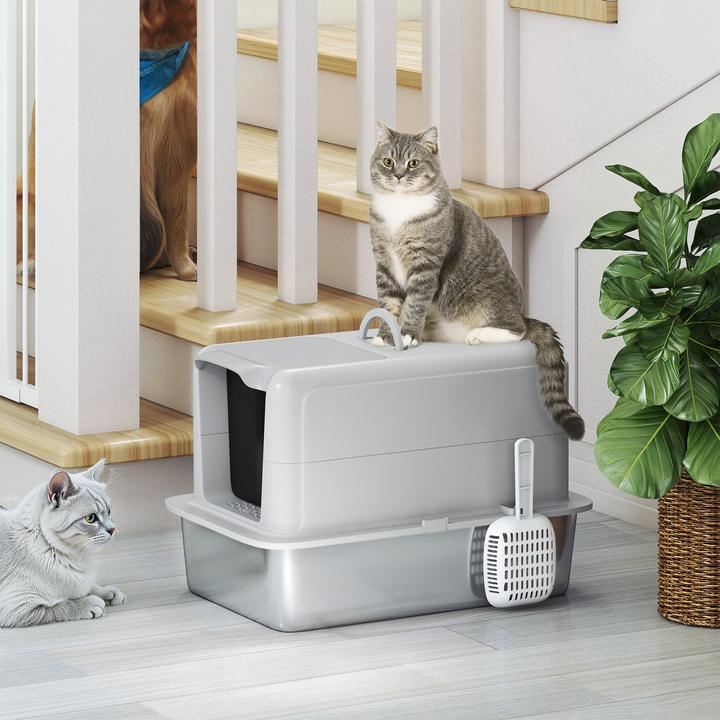 Image du produit PawHut Katzentoilette (Bac à litière fermé)