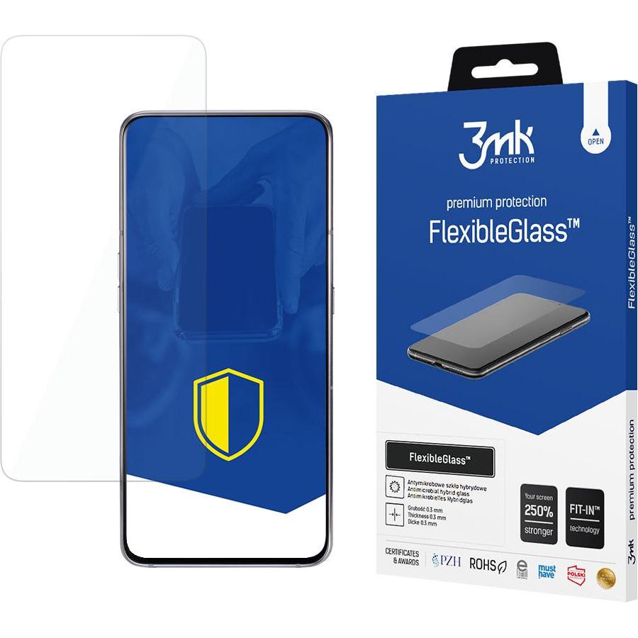 3MK hybrid glass Flexible 2.5D for Samsung Galaxy A80 (1 Stück, Samsung Galaxy A80), Smartphone Schutzfolie, Transparent