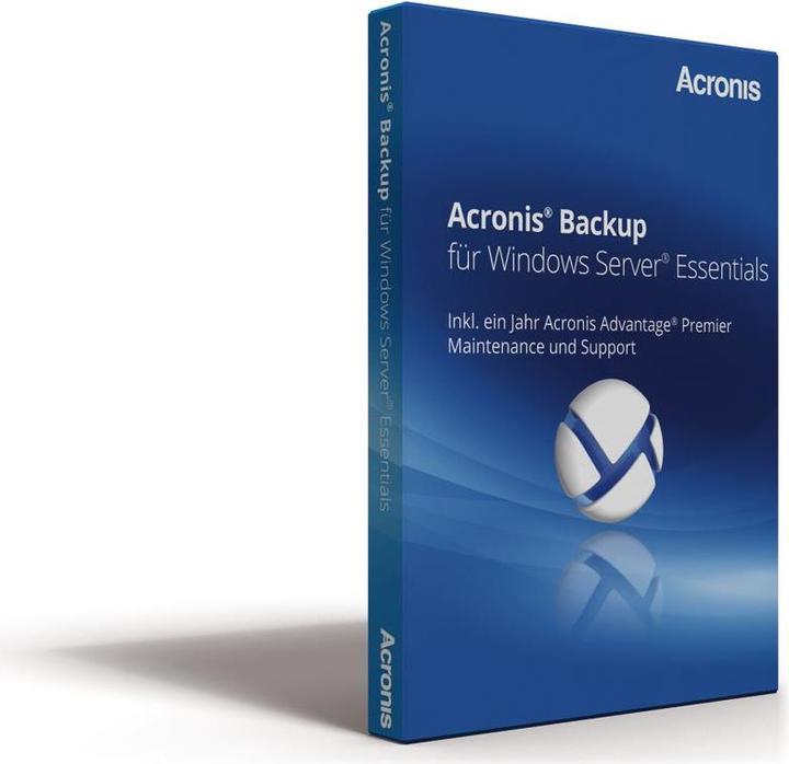 Actual product image Acronis Backup for Windows Server Essentials. 11.5 Renewal (1 User, 12 months)