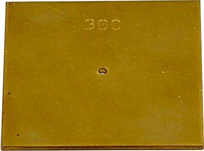 Actual product image Werkstarck Platte zu Senklot 300gr. 46x46mm