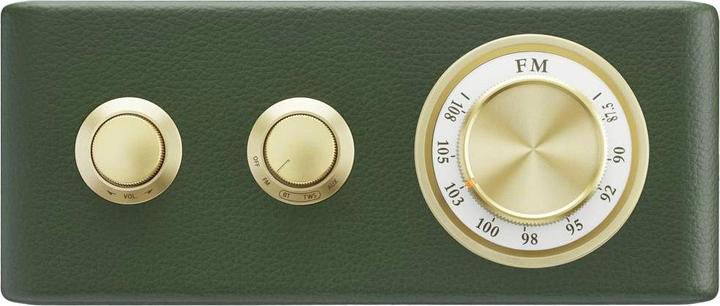 Image du produit Sangean RA-101 Radio à piles FM Bluetooth®, AUX rechargeable Vert, Or (FM, Bluetooth)