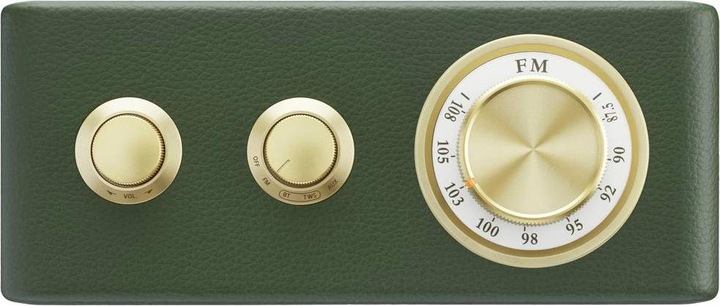 Immagine prodotto Sangean RA-101 Batteria Radio FM Bluetooth®, AUX ricaricabile Verde, Oro (FM, Bluetooth)