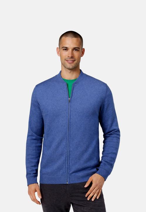 Produktbild Ragman Strickjacke Baseball Cardigan Reissverschluss (M)