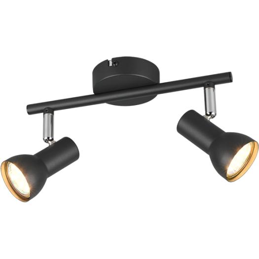 Reality, Tischlampe, Spotlight Cantar 2-Lt Gu10 Black (GU10)