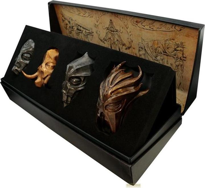 Produktbild Fanattik ELDER SCROLLS V SKYRIM -Set 4 Masques de Prêtre Dragon Edition Limitée