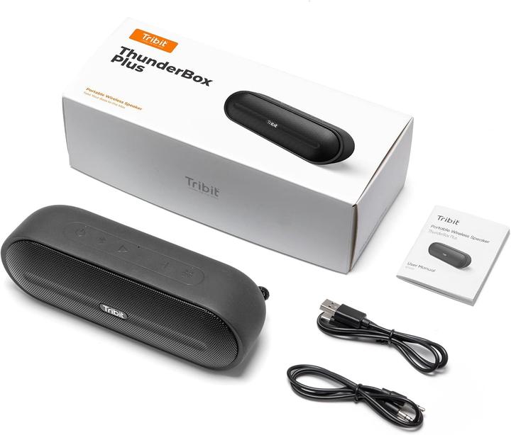 Produktbild Tribit ThunderBox Plus Lautsprecher BTS25R Drahtloser Bluetooth-Lautsprecher (20 h)