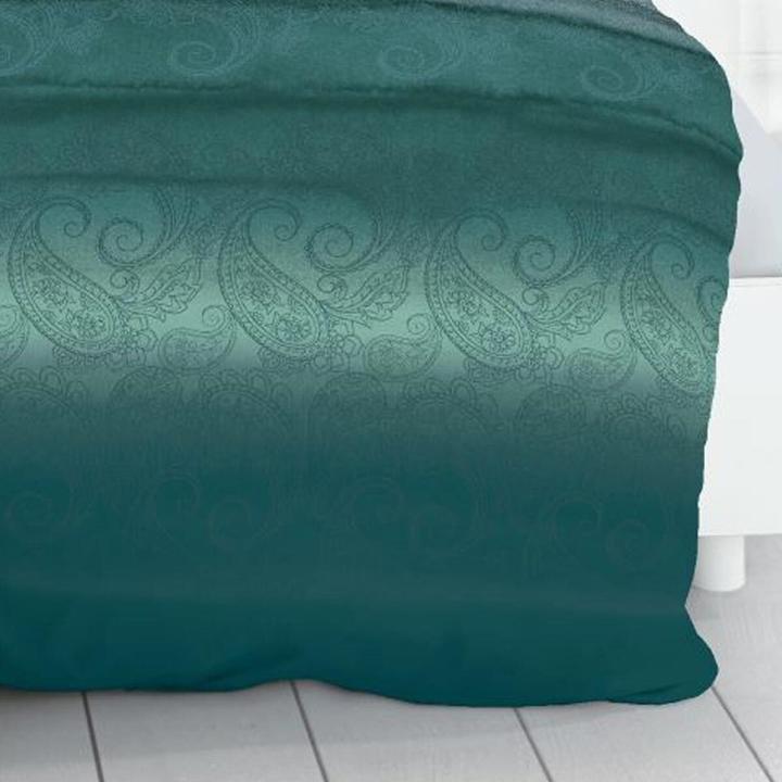 Produktbild Kaeppel Single Jersey Bettwäsche Mara smaragd (Bettwäsche Set, 135x200 cm + 80x80 cm)