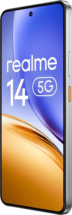 Produktbild realme 14 5G Dual Sim 12GB RAM 256GB - Mecha Silver (256 GB, Mecha Silver, 6.65", 50 Mpx, 5G)