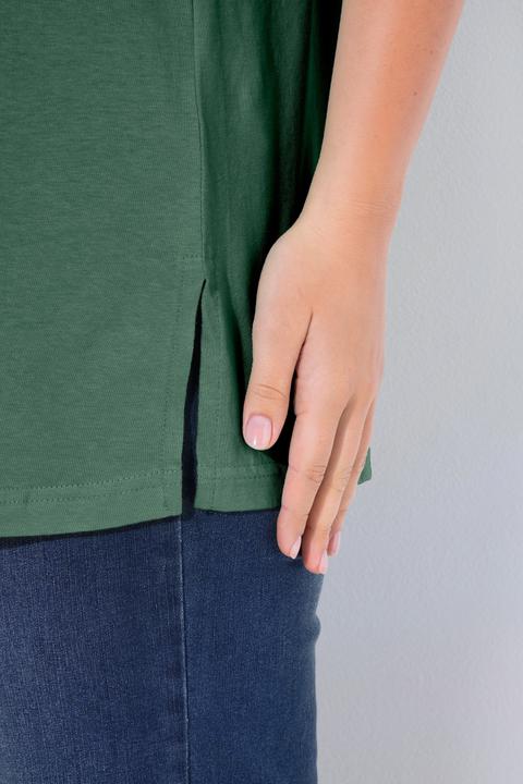 Actual product image Ulla Popken Basic Short Sleeve Tee (54)