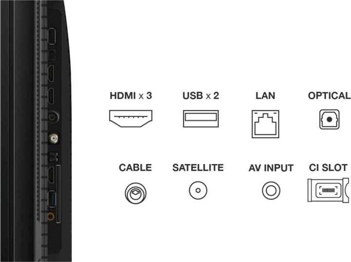 Actual product image TCL 65T7B (65", QLED, 4K, 2024)