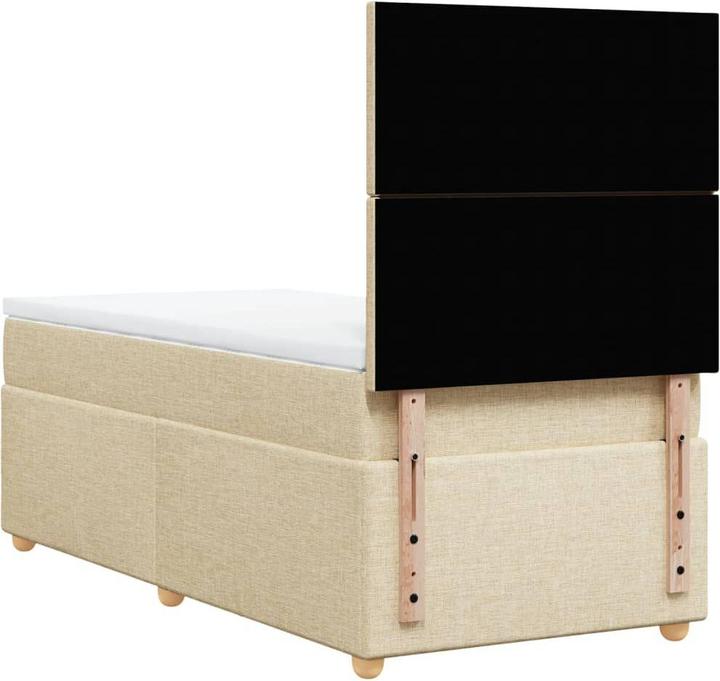 Produktbild VidaXL Bo x springbett mit Matratze 100 x 200 cm Stoff (100 x 200 cm)