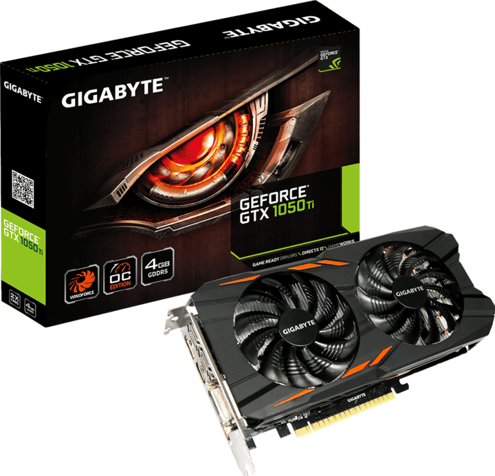 Produktbild Gigabyte GeForce GTX 1050 Ti WindForce OC (4 GB)