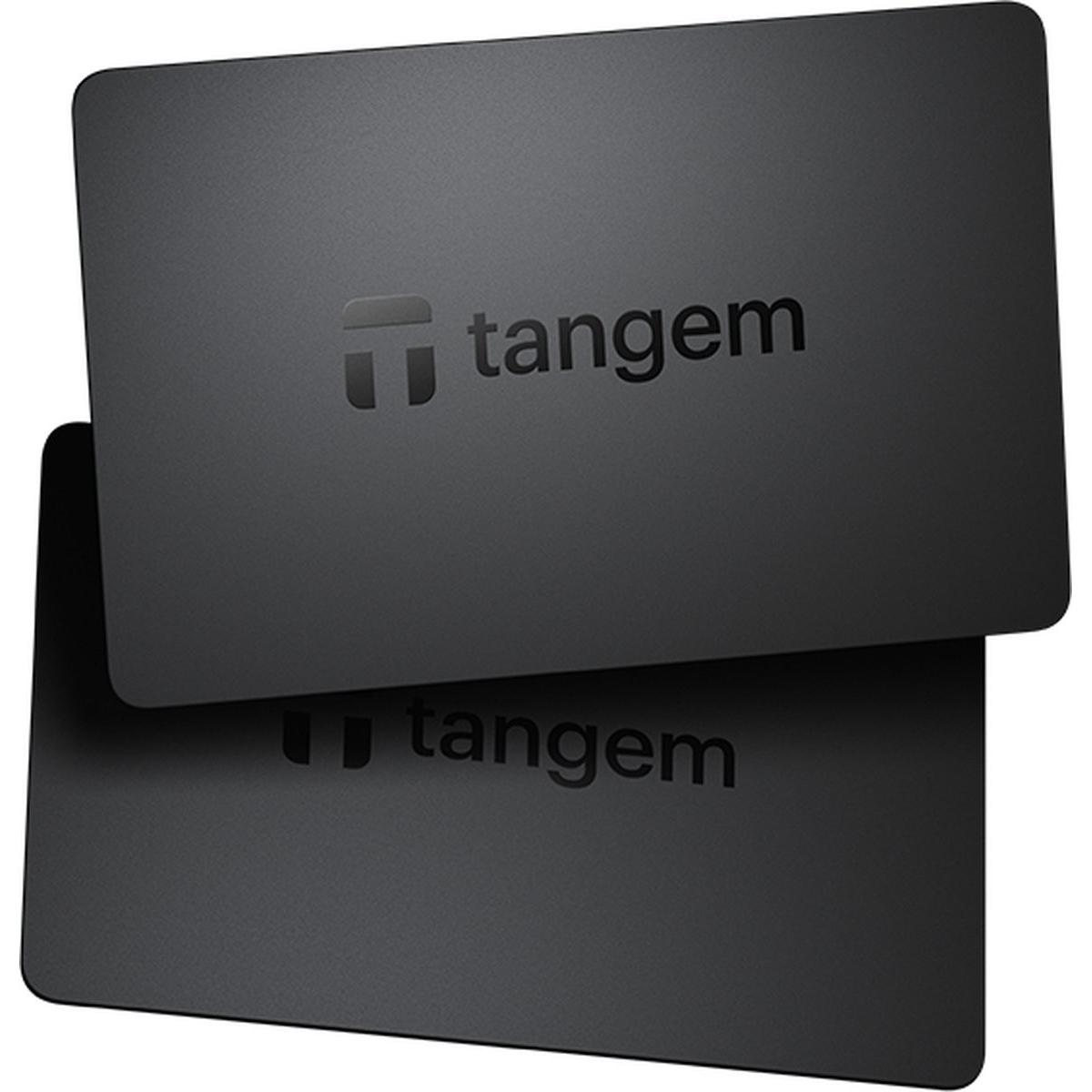 Tangem 2.0 - Set di 2 carte (Bitcoin, Altre), Crypto wallet, Nero