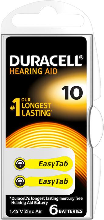 Produktbild Duracell Electronics Easy Tab (6 Stk., PR70, 100 mAh)