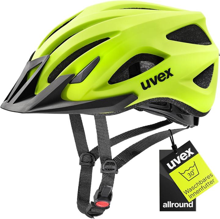 Uvex Viva III bike helmet (size: 52-57 cm, 11 neon yellow mat) Uvex Viva III bike helmet (size: 52-57 cm, 11 neon yellow mat)