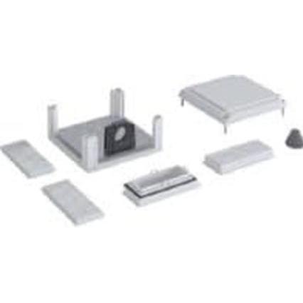 Hager, Verteilerschrank Zubehör, HAG U84LM Kabelanschlusskasten, universZ, 324x307x149mm, SKII, fÃ¼r Stromwandler
