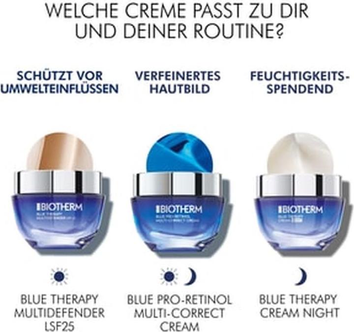 Actual product image Biotherm Blue Therapy Pro-Retinol Cream 30ml (Body cream, 30 ml)