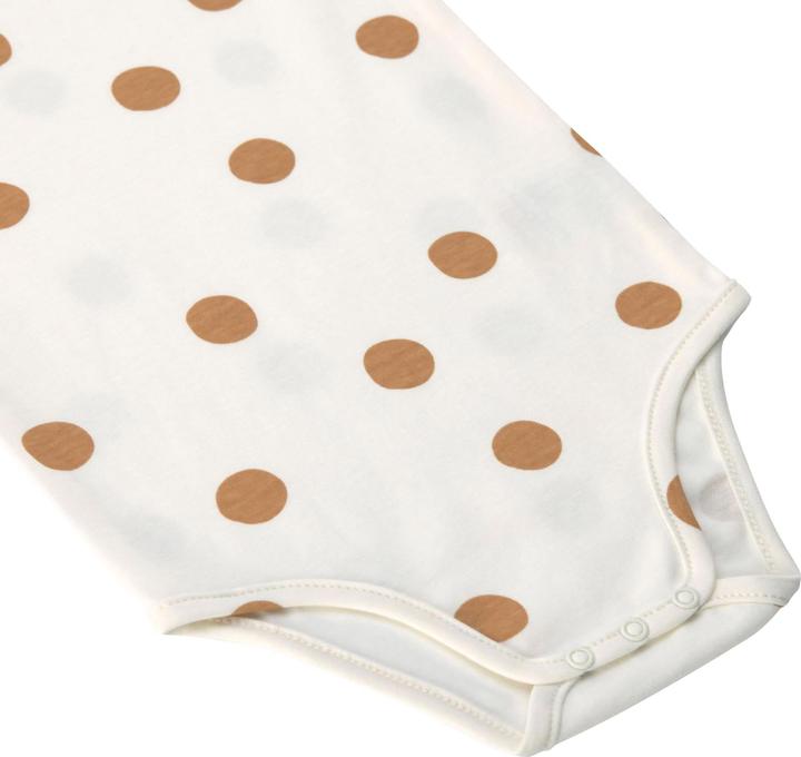 Produktbild Lässig Langarm-Body Punkte Milky Gr. 86/92 (86, 92)