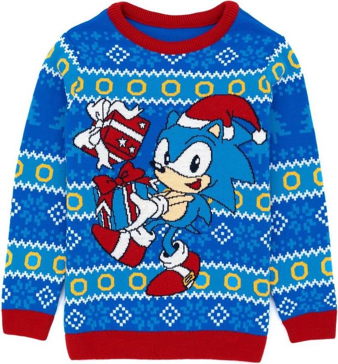 Immagine prodotto Sonic The Hedgehog Maglione Natale Bambini (146, 152)