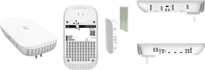 Actual product image Cisco WLAN Mesh Repeater CBW151AXM-E (867 Mbit/s, 300 Mbit/s)
