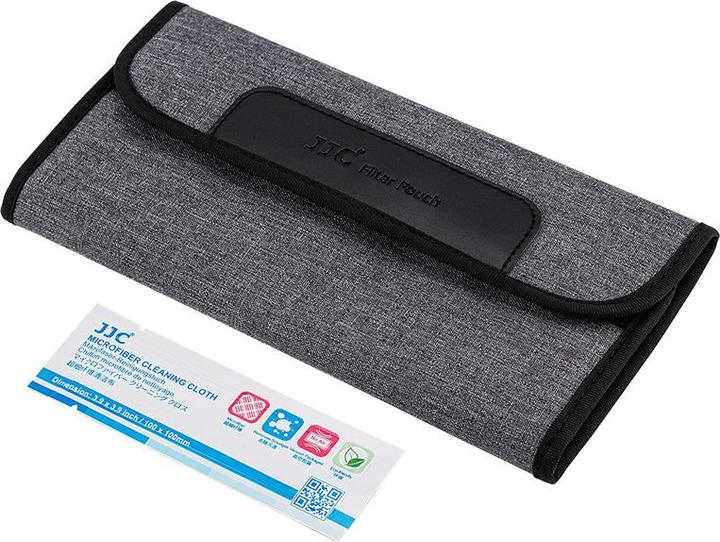 Produktbild JJC FP K4L Grey Filter Pouch holds 4 filters up to 82mm (82 mm, ND- / Graufilter)