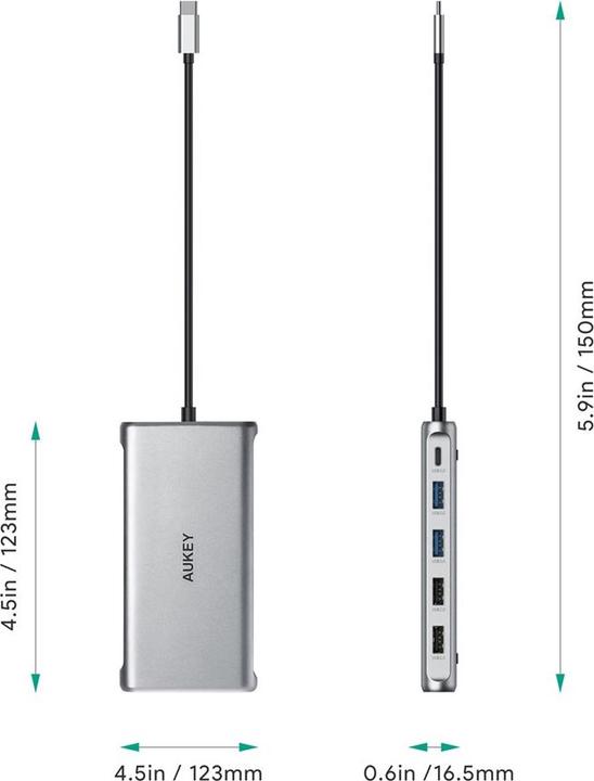 Immagine prodotto Aukey CB-C78 (USB-C, 12 Porti)